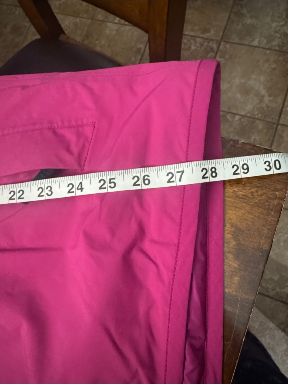 The North Face Women's Magenta and Black Ski Jacket - Picture 5 of 5